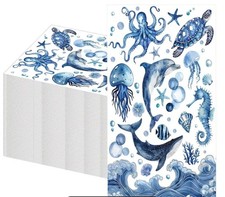 4 x ocean 40x33 cm delft