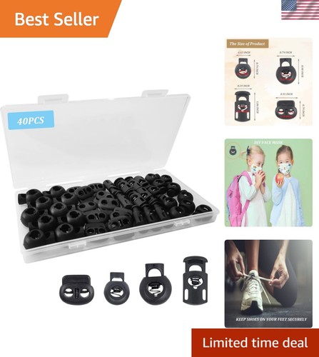 40pcs cord lock - 40pcs,