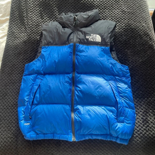 Mens nuptse blue medium gilet - mens,