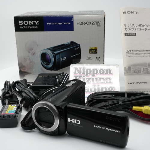 Sony handycam hdr cx270v black - handycam,