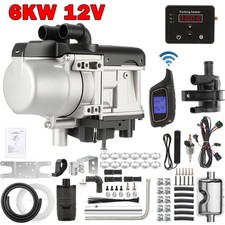 12V 6KW Petrol Diesel Water Heater w/ Remote Control Water Pump For Car Boat RV