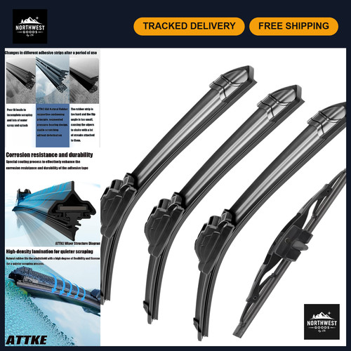 Front rear wiper blades - wiper, set