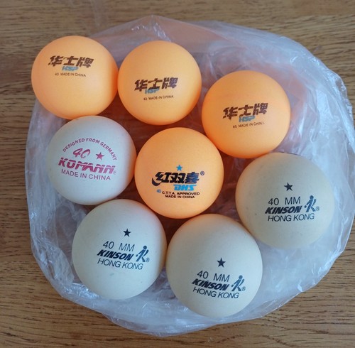 Vintage table tennis balls - vintage,