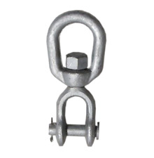 20mm GALVANISED EYE + JAW MOORING CHAIN SWIVEL  Boat Marine Anchor Fishing Net