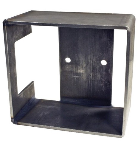 Unpainted steel tail light - unpainted,