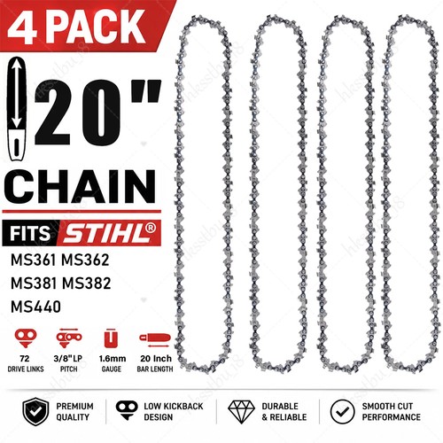 4pcs chainsaw saw - 20",