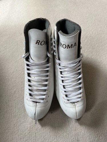 Roma ladies white leather ice - white,