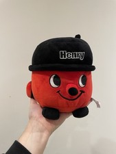 Huggable Henry Hoover Red Plush Soft Toy Casdon Rare Collectable