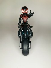 Miles Morales & Bike Marvel Super Hero Adventures Playskool Heroes Figure, 5'