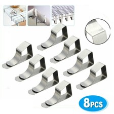 8 Pcs Stainless-Steel Table