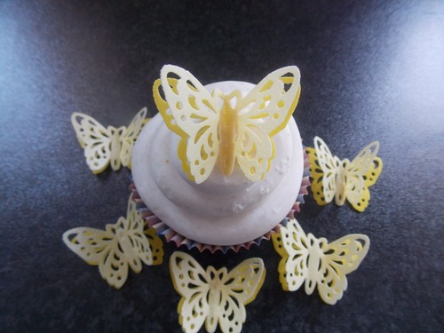 Precut double yellow edible - precut,