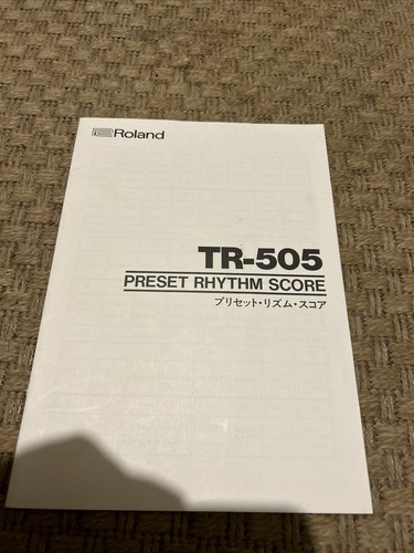 Roland 505 preset - roland, rhythm