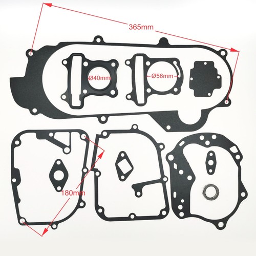 Engine gasket set for gy6 - set,