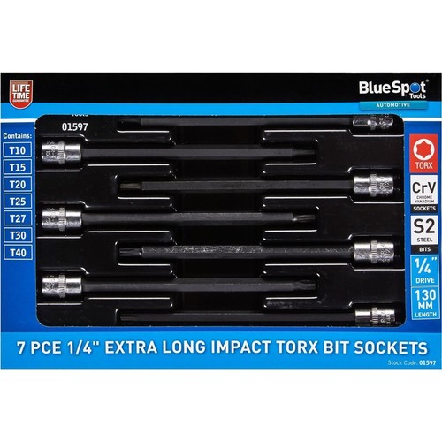 Bluespot 7pc extra - long, impact