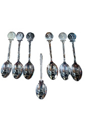 Teaspoons x 7  Golf Themed