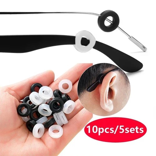 10pcs silicone ear - ear, hooks