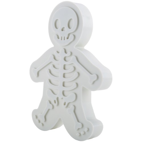Skull gingerbread man cookie - skull,