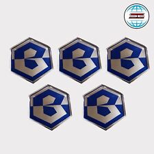 Vespa px/lml/bajaj/chetak legshield horn cast badge monogram emblem pack of 5