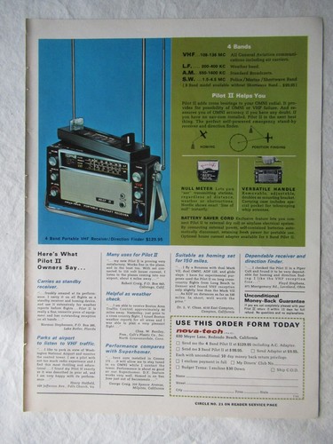 Vintage pilot band - pilot, radio