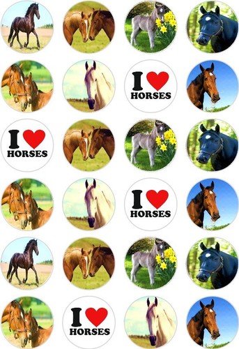 Horses horse riding cupcake - riding,