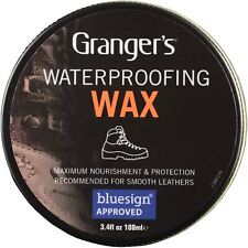 Grangers Waterproofing Wax Paste 100ml Boot Shoe Soft Leather Protection Nourish