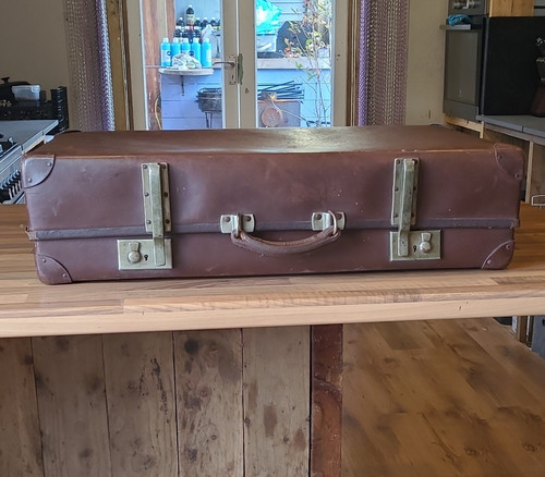 1940s globe trotter suitcase - trotter,