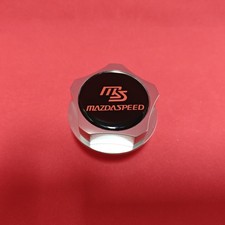 MS CHROME BILLET ENGINE OIL FILLER CAP for MAZDA 2 3 5 6 CX-30 CX-3 MX5 RF CX-4