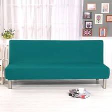 Solid Colour Armless Sofa Bed