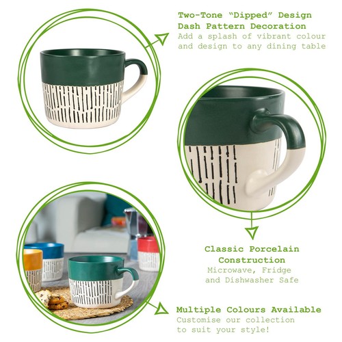 Ceramic dipped dash coffee - dipped,
