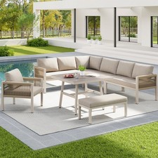 Garden Furniture Set 8 Seats