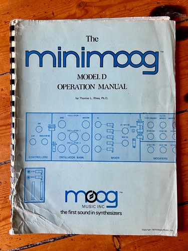 Moog minimoog model - model, d