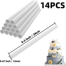 14PCS Cake Dowels Plastic Cake