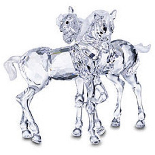 Swarovski crystal foals mint - crystal,