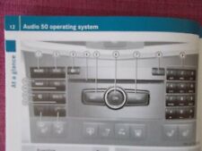 (2009) MERCEDES-BENZ AUDIO 50 SAT NAV NAVIGATION HANDBOOK. CLASS C E M S SL SLK 