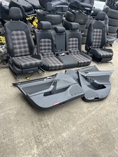 VOLKSWAGEN VW GOLF GTI MK7 TARTAN HEATED SEATS INTERIOR 5 DOOR