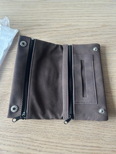 Tobacco pouch brown leather - tobacco,