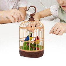 Singing Chirping Bird in Cage
