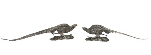 Pair antique victorian silver - pair,