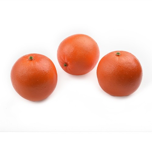 3pcs artificial oranges 8cm - 3pcs,