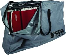 Quest Leisure Reclining Folding Chair Carry Storage Bag Grey  120 x 70 x 22 cm