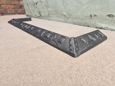 Art Nouveau Cast Iron Fire