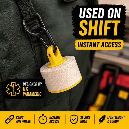 Paramedic tape holder - holder, clip