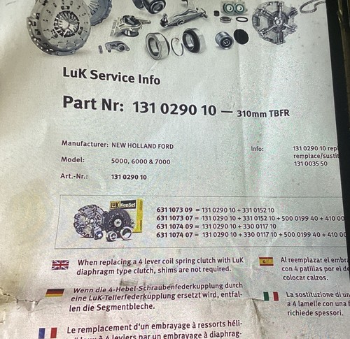 Ford 5000 tractor - tractor, kit