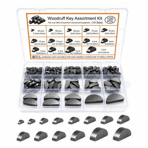 120 pcs metric woodruff key - 120,