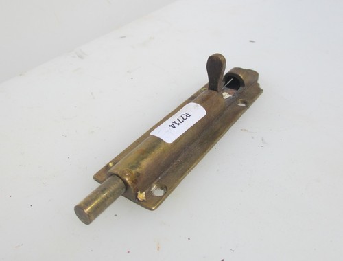 Antique brass door lock - door,