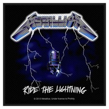 Metallica  Ride the Lightning sew-on cloth patch