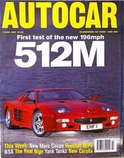 AUTOCAR MAGAZINE 07-JUN-95 -