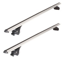 Roof Tent Bars Alu Roof Bars fits Land Rover Discovery 2017-2025 SUV 5D w Rails