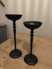 Vintage Pair Dark Green Gothic