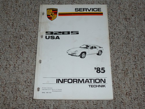 1985 porsche 928s 928 - 928s, shop